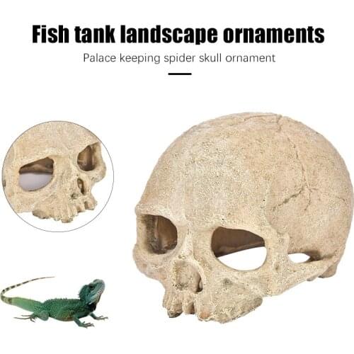 Fish Tank Pirate Skull Aquarium Decoration Fish Shelter Landscaping Decoration Ornaments Fish Hiding Nest