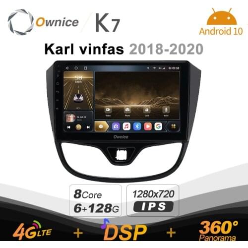 Android 10.0 6G+128G Ownice K7 Car autoradio Multimedia for Opel Karl vinfas 2018 - 2020 radio system unit 360 Panorama 4G LTE