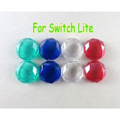 100pcs for ns switch Joy Con Joystick crystal Thumb Grip Cover Case crystal Analog Stick Caps for Nintend Switch Lite NS Joy Con