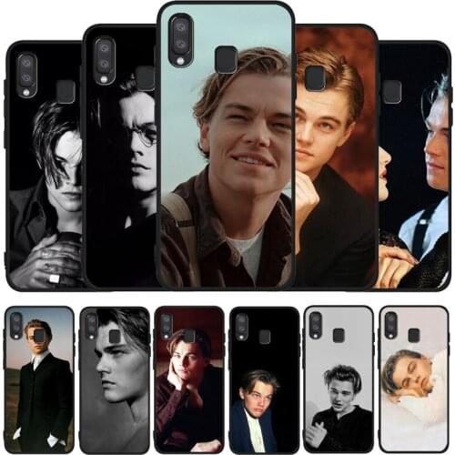 Leonardo DiCaprio black soft phone Case For Samsung A10 20 30 40 50 30S 50S 60 70 M10 M30S M40 A31 51 71 A20E A10E A21S