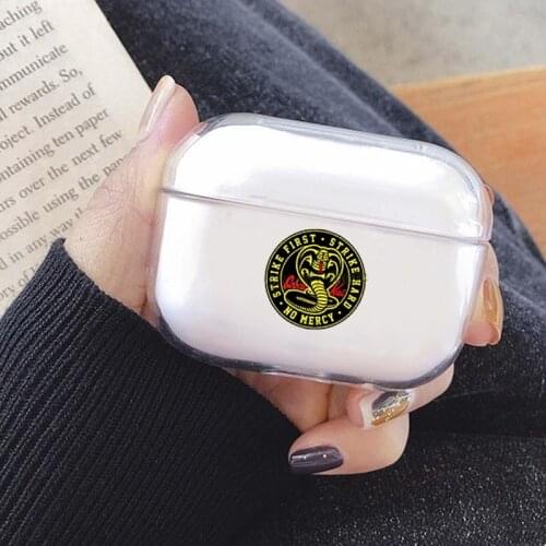 Cobra kai Karate Dojo TPU Cover Case For AirPods Pro Case Bluetooth Case For Airpod 3 Earphone Accessories Skin