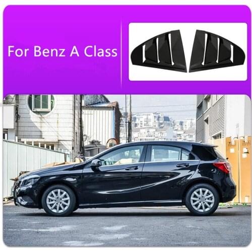 For Mercedes Benz A AMG A 2013 2014 2015 2016 2017 2018 ABS Rear Window Hanlde triangle Bowl Cover Car Styling Accessories 2pcs