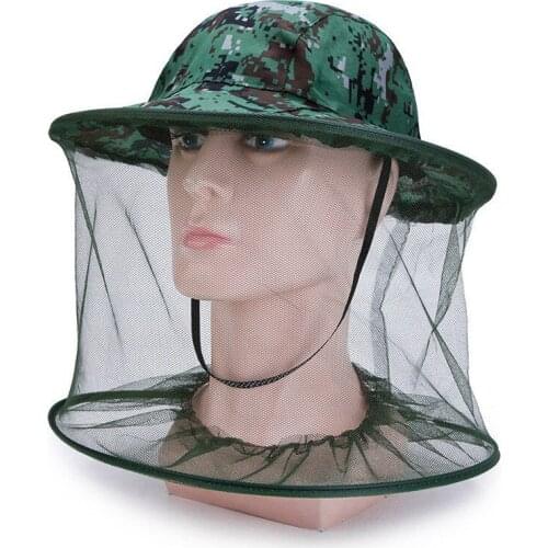 Mosquito Cap Fisherman Fishing Cap Outdoor Anti-Mosquito Work Cap Gaze Mosquito Sun Protection Tool Fishing cap