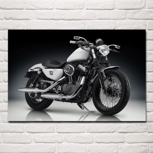 Beautiful motor bike cool motorcycle vehicle artwork fabric posters on the wall picture home art living room decoration KA311