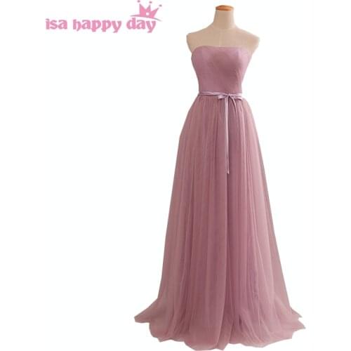 2020 hot sale new arrival formal modern sweetheart women blush bridesmaid womens floor-length bride maid dresses long H2855
