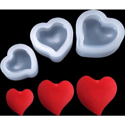Loving Heart Silicone Mold Silicon Resin Mold Fondant Cake Decorating Tools