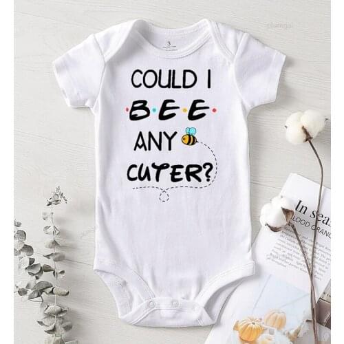 Baby Boy/Girl Clothes Cotton outfits short/long sleeve Toddler Rompers Newborn Onesie Printing Bee onesies Jumpsuits