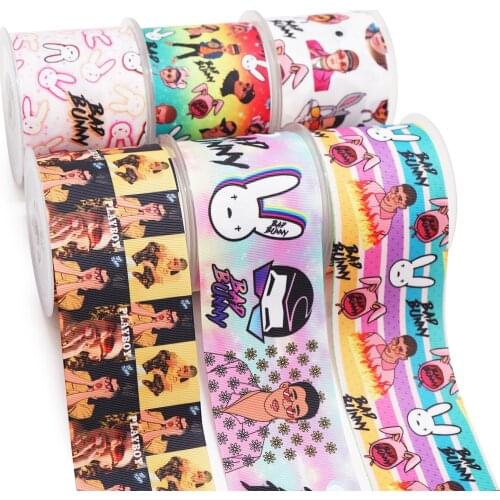 DIY Handmade Materials Printed Grosgrain Ribbon 50 Yard Per Size 50255