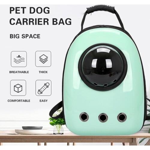 Cat Backpack Astronaut Outdoor Portable Carrying Transparent Pet Travel Bag Breathable Space Capsule Puppy Cat Carrier Bags