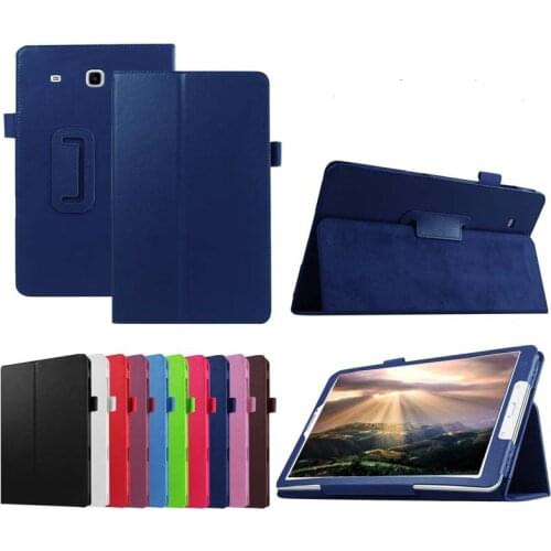 Ultra Slim 2-Folder Folio Stand PU Leather Cover Case For Samsung Galaxy Tab E 8.0 T377 T377V SM-T377 T375 Tablet