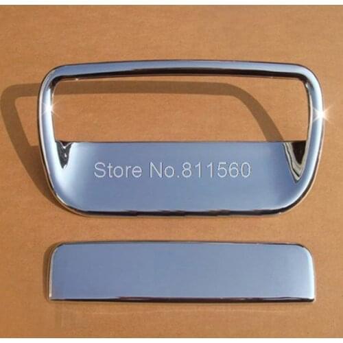 For Nissan March Micra 2011 2012 ABS Chromium Outer Rear Handle Bowl Frame Tail Handle Cup Trim Cover Auto Model Decoration 2pcs