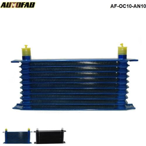 10 ROW 10AN ALUMINUM ENGINE/TRANSMISSION RACING OIL COOLER FOR CAR/TRUCK AF-OC10-AN10