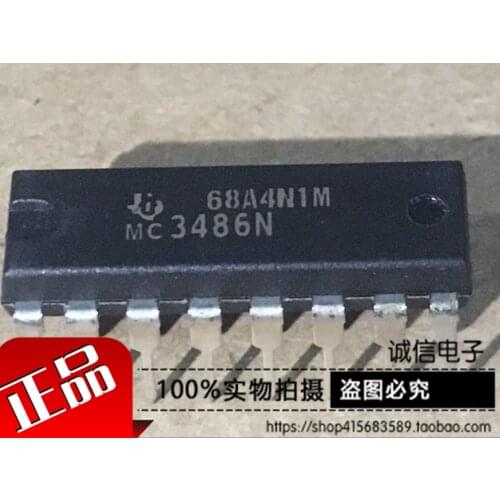 100% New&Original In Stock MC3486N MC3486 DIP16