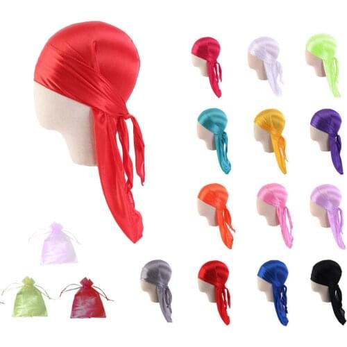 2021 fashion bulk Silk boy kids durag for baby children toddler