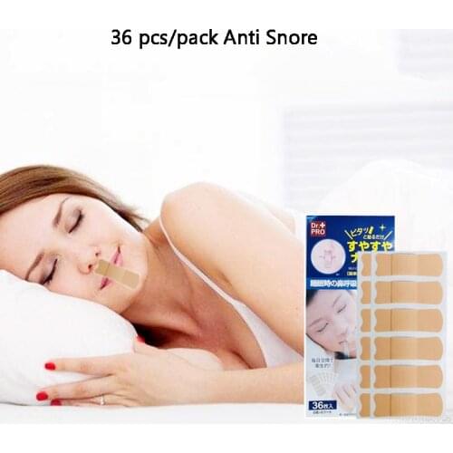 36PCS Snoring Tape Stop Snoring /Anti Snore Nose Nasal Lip Paste Stickers Sleeping Less Mouth Breathing