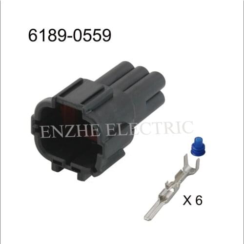 50SET 6189-0559 6185-1173 car wire male connector Harnes cable 6 pin automotive waterproof plug Include terminals seal DJ7069B