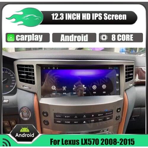 Car video Auto Radio player head unit For Lexus LX570 2007-2015 GPS navigation audio multimedia stereo reciever Touch Screen
