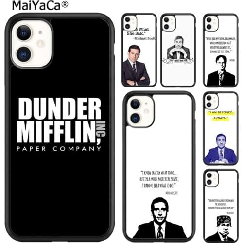 MaiYaCa Michael Scott The Office Phone Case For iPhone 5s SE 6 6s 7 8 plus X XR XS 11 12 pro max Samsung Galaxy S8 S9 S10 shell