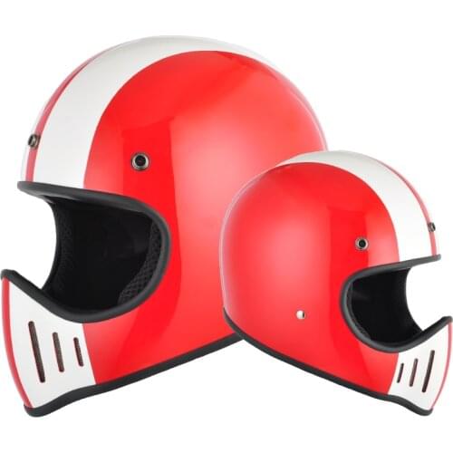 Thompson Motorcycle Helmet Vintage Full Face Motorcycle Helmet Ghost Rider Racing Helmets For Men Women Motorbike Moto Casco