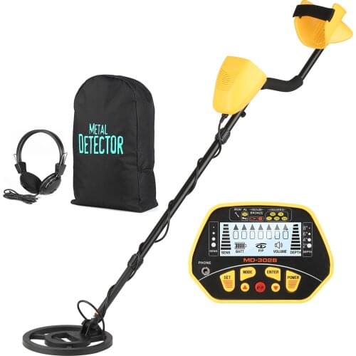 Adjustable Metal Detector 42-51in with All Metal DISC Mode Pinpoint Function High-Accuracy 8.7in Waterproof Metal Finder