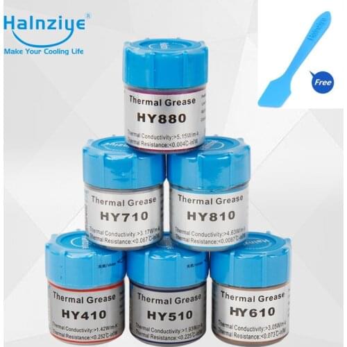 HALNZIYE HY410 HY510 HY610 HY710 HY810 HY880 CPU GPU processor Cooling Cooler Radiator Thermal Grease composite grease silica