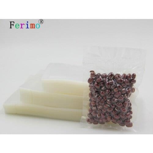 Ferimo 100pcs Vacuum Resealable Clear Plastic Seal Open Top Bags Poly Packaging Bags Different Size Kitchen Supplies Wholesale