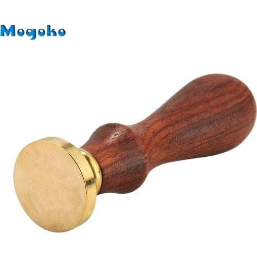Mogoko 1pc Vintage Retro Blank Wax Seal Stamp Great for Embellishment of Cards Envelopes Invitations Wine Packages Decor