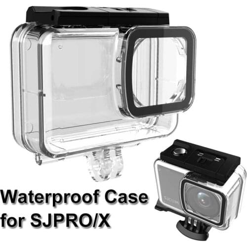Waterproof Case for SJCAM SJ10 Series Underwater 30M Diving Housing Case for SJ10 PRO/X Action Camera Accessories