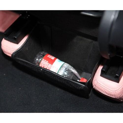 B36B Waterproof Under Seat Organizer Drawer Box Black Car Interior Storage Box for Model Y 21 Interior Accessories