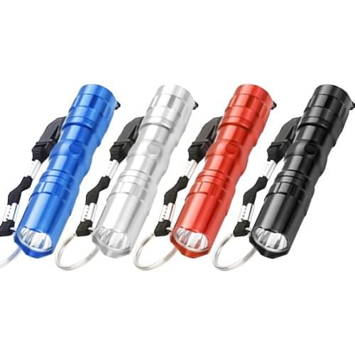 Waterproof Outdoor Portable Aluminium Alloy Super Bright Flashlight LED Torch Light Lamp For camping trips mountaineering hiking
