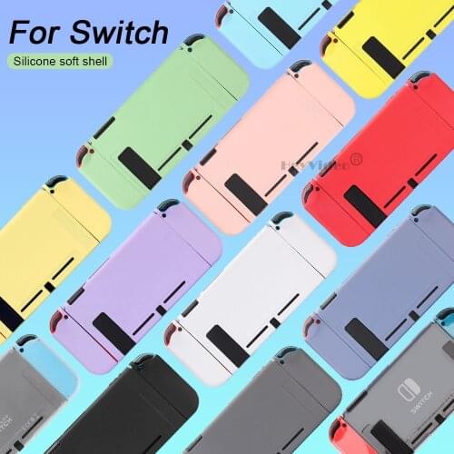NEW 13 Pure Colors Protective Shell Case for Nintendo Switch TPU Shell Detachable Console Soft Cover for NS Switch Accessories