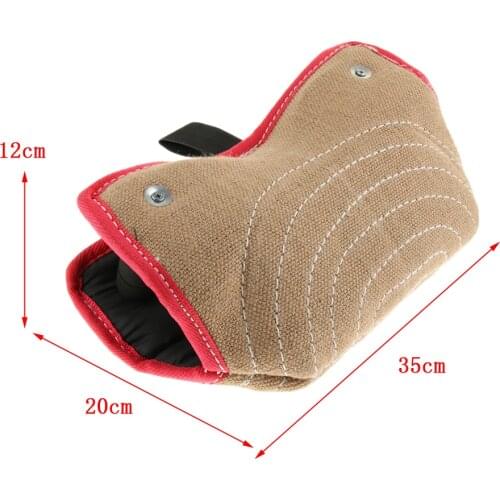 2 Handle Durable Dog Training Bite Tugs Pet Bite Pillow Dog Bite Arm Sleeve