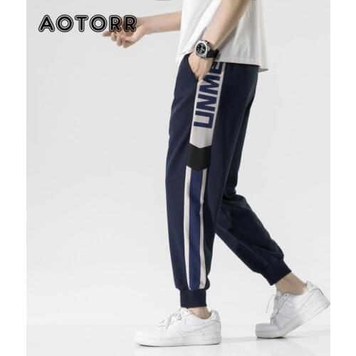 2021 Casual Pants Mens Fashion Sweatpants Hip Pop Trousers Fitness Streetwear Jogger Track Pant Summer Spring 3XL Men Clothing