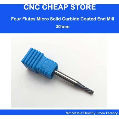 5pcs 4*2*5*50mm 4F carbide end mill HRC55 4 Flute Milling cutter cnc Router endmill End milling bits cnc tools cutting tool