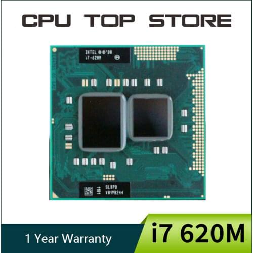 Intel Core i7 620M 2.66GHz 4M Socket G1 Laptop Processor CPU