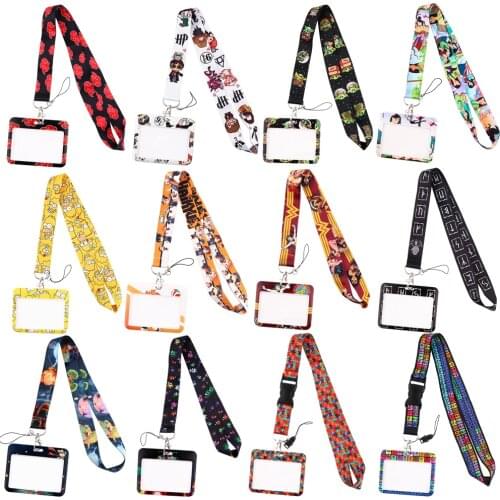 ER1289 Anime Figure Lanyard For Key Neck Strap Lanyard Card ID Badge Holder Key Chain Key Holder Hang Rope Key Rings Kids Gifts
