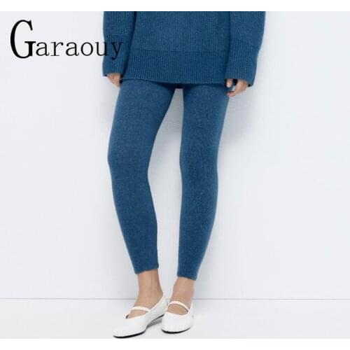 Женские трикотажные брюки Garaouy China At AliExpress