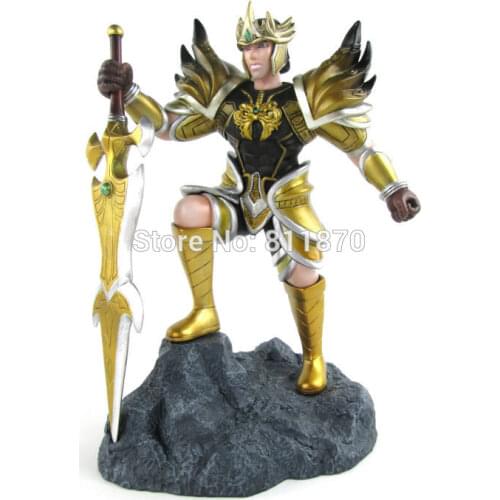 ELBCOS Cosplay Exemplar of Demacia Jarvan IV 21cm/8.3'' Boxed PVC Garage Kits Action Figures Model Toys GK