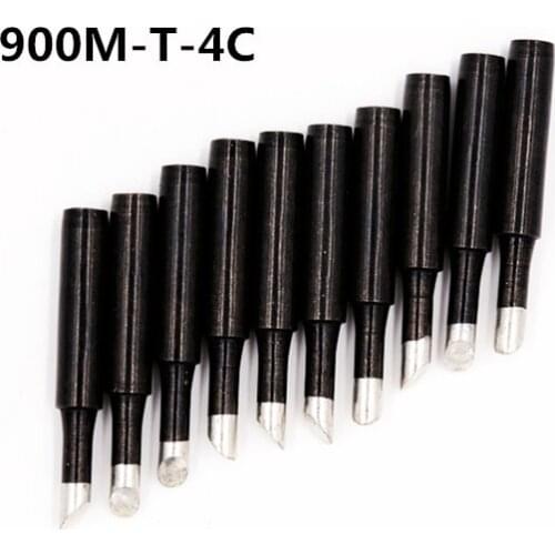 SZBFT 10 piece Black 900M-T-4C Series Horseshoe type iron head Welding tip Soldering iron tip free shipping