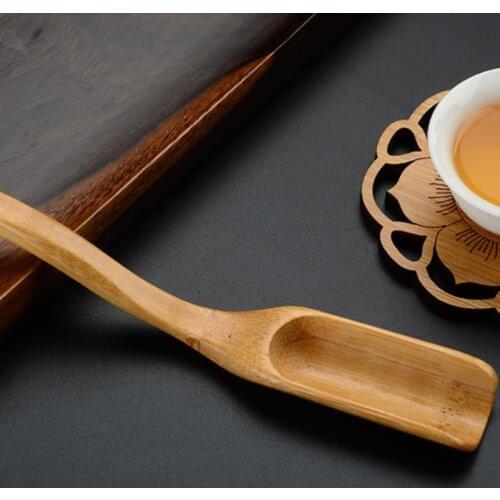 Environmental Protection Natural Bamboo Holding Tea Spoon Set