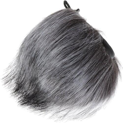 Outdoor Microphone Furry Windscreen Muff for Stereo Microphone, D50 & Similar Mics