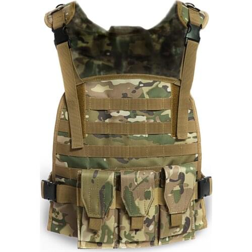 Outdoor Hunting Fishing Hiking Vest Tactical Military Swat Field Battle Airsoft Molle Assault Plate Carrier Pockets