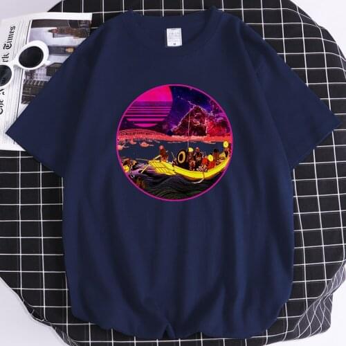 Vaporwave Now Creativity prints man Tshirts sport oversize soft T-shirts Travering summer tees shirts Home Cool mens t shirt