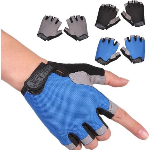Outdoor Sports Cycling Shockproof Half Finger Gloves Summer Bike MTB Bicycle Glove Driving Fitness Gloves for Men & Women