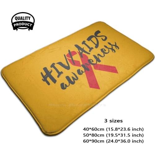 Hiv Aids 3D Soft Non-Slip Mat Rug Carpet Foot Pad Find Your Thing Aids Hiv Sexual Disease Magnet 1St Tier Apron
