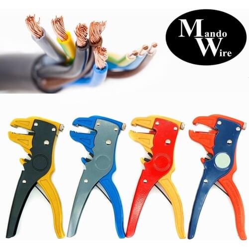Mandowire 0.2-6 Square MM Adjustable Cable Wire Stripper With Cutter Duckbill Bend Nose Bolt Clippers Wire Stripping Tool
