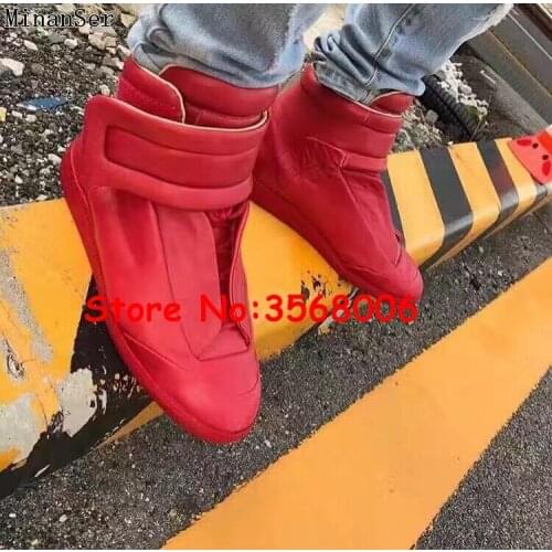 Luxury Style Men Leisure Patchwork Hip-hop Dance Shoes Celebrity Designer Casual Flats Sneakers Shoes Real Leather Man Shoes