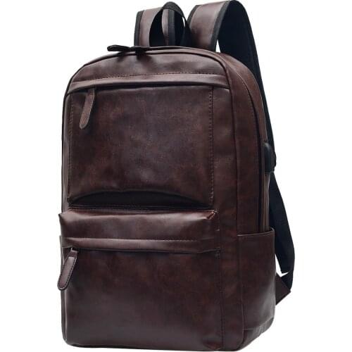 Fashion Womens Backpack Pu Leather Travel Shoulder Bag Black School Bags For Teenage Girls 2021 Multifunctional Laptop Backbag