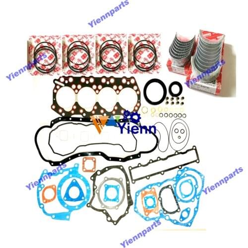 S4Q S4Q2 Overhaul Re-ring Kit Piston Ring set Full Gasket set Bearing Set For Mitsubishi Diesel Engine