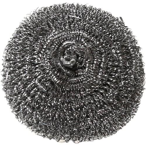 2PCS Utility Stainless Steel Wire Ball Brush Cleaning Brush Kitchen Pot Tableware Cleaner Scrub Rust Remover Dish Strong Tools